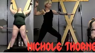 Nichole Thorne Double Domme Thigh & Judicial Caning