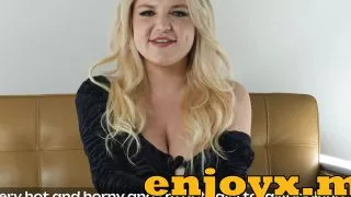 Miss Jackson, a blonde with meaty boobies, demands 2 stiff schlongs that flash her no mercy - enjoy hotel xxx porn!