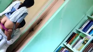 Indian Stepbrother Fucking his Hot Stepsister In College Library