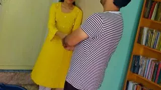 Indian Village Girl Fucking in Office For the first time In Tight Pussy MMS