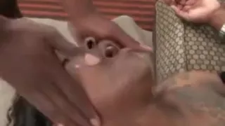 Black Ghetto Slut With A Big Dark Dick Deep Down Her Throat