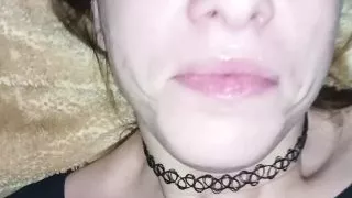 Amateur Blowjob and Deepthroat with Cum in Mouth