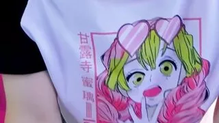 Hot dancing and pretty teen's body teasing