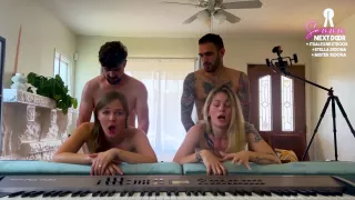 Stella Sedona And Sammm Next Door In Playing Cards With Our Close Friends Ends Up In Wife Swapping