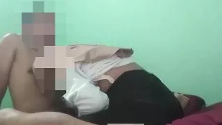 Inviting office friends to staycation at the boarding house until making love and making them orgasm and moan together