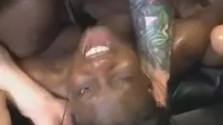 Black Hood Rats Getting Roughed Up In Threesome Together