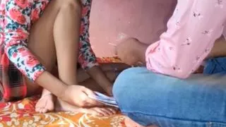 Reshama was fucked by her private teacher after seeing her alone.