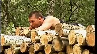 Busty Brunette Fucks Hard Cock Outdoors