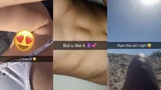 18 year old cheats on her boyfriend on Snapchat and takes Hot Doggy Style