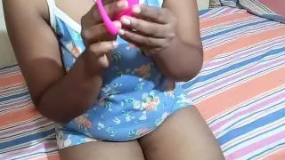 Sri lankan desi tamil indian stepson gives sex toy for stepmom