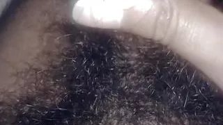 My big hairy hard cock jerking off precum show