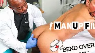 Doctor Aaron Trainer Performs Prostate Exam on Ant Vega for ManUpFilms