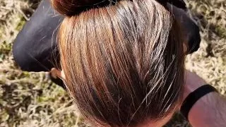 Time for nature. Fuck and blowjob in the forest