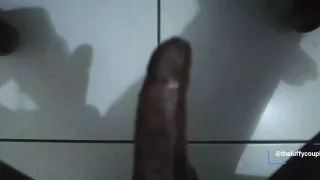 My wife pumps herself and touches her