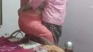 Bhabi got ready and took out her chut ki pani from her brother-in-law.