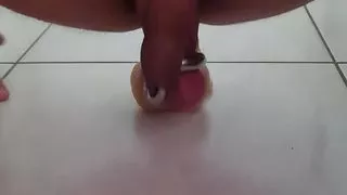 dildo in the ass, open my pussy