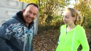 Mature cock in tattooed blonde girl