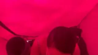Camping Gone Wild - Latina Gives Surprise Oral & Ends up Getting Fed