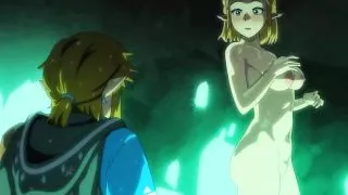 Zelda's Sexual Date at the Royal Pool: A Lustful Visitor Brings an Unexpected Twist! HENTAI Parody