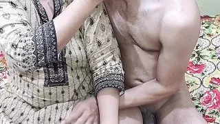 Indian Stepmom Taking Big Indian Dick and Cheated Husband Full Hindi Dirty Talk