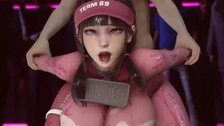 Big-Ass White Slut Fucked Doggy-Style in Public, Swallowing Dirty Old Man's Cum - Hot Gaping Pussy & Filthy Action