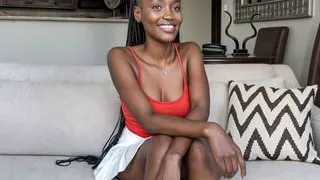 Cute African Model Sneaks In Last Minute & Fucks Producer To Get Booked!