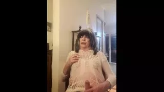 Diana finally shows her pussy