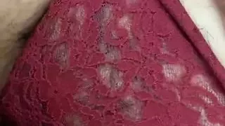 I gave my without taking off my panties