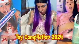 Compilation of Videos of Trans Girl Emma Ink Using Toys