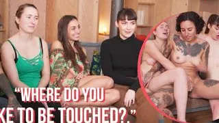 Ersties - Hot Lesbian Foursome Play A Sexy Game