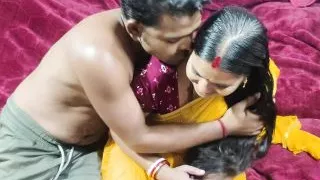 Brother-in-law opened the panties of his real sister-in-law and fucked her, sister-in-law enjoyed it