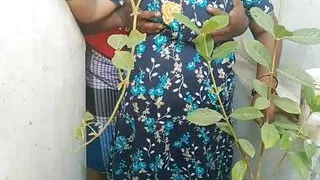 Sexy Bhabi Having Fuck With Neighbor At Terrace.