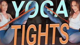 Sexy Yoga in Sheer Tights - Hannahjames710