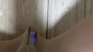 I cummed a lot in two layers of pantyhose(by wearing two toys)