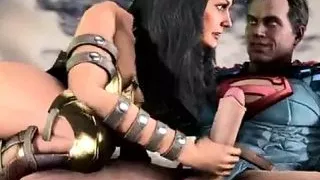 Wonder woman and Superman