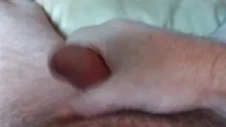 My boyfriend is lying on the couch and jerking off until he orgasms. Tonight he's going to get a wet hole.