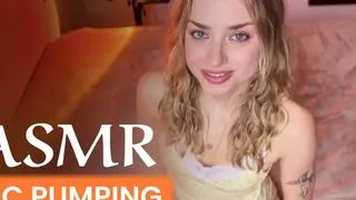 ASMR. Seductive petite blonde Fast and Aggressive Mic Pumping Your Cock and Make You CUM. Lissa Piccola