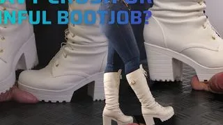 Heavy Crushing or Painful Bootjob, Perfect Painful Tank Heels