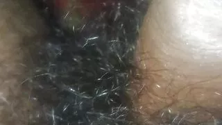 Gifted brunette jerking off very tasty ????