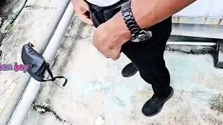 Napali uncut big black cock hardly fuck to desi teen asshole without condom and cumshot inside. bangla outdoor boy sex