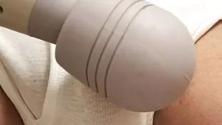 I put on a pair of white BVD bikini briefs and ejaculated downward.