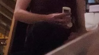 Sooner Gurl cumming in chair