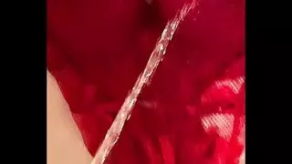 Piss on beautiful sexy bras and lingerie