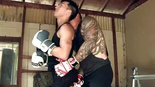 PETERFEVER Inked Hunk Damian Dragon Fucks Bound David Ace