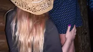 A Young Pregnant Milkmaid Sucks a City Guy and Gets Cum in Her Pussy