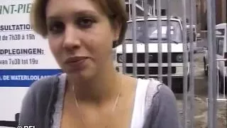 Pickup young girl from the street to have a sex casting with horny dude