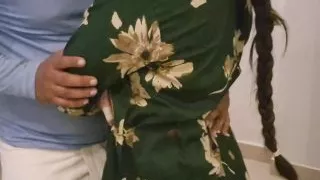 Sucking the juice of sister-in-law's virgin pussy