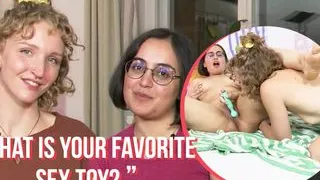 Ersties - A Sexy Card Game Leads To Serafina Using Sex Toys on Jasmina