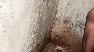 Vaginal enema in the shower