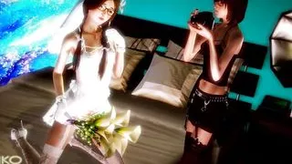 A risky photoshoot just before the wedding day (3D Hentai)